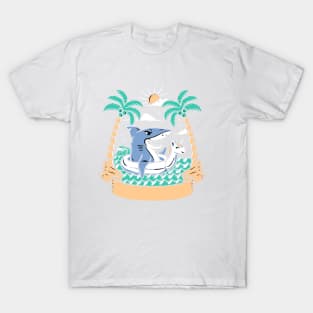 Sharks can’t swim T-Shirt